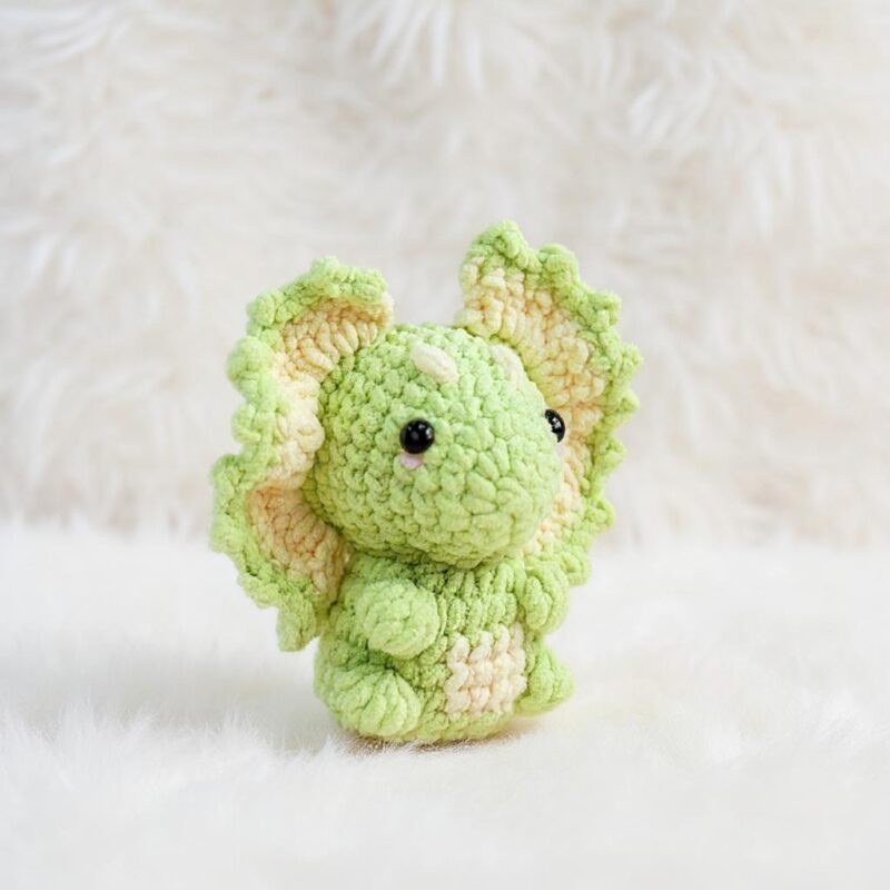 Dilophosaurus Dinosaur Amigurumi Crochet Pattern - Adorable DIY Stuffed Animal - Instant Download PDF