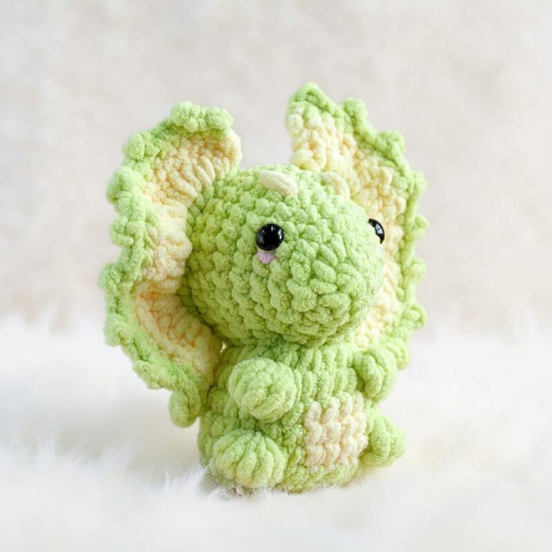 Dilophosaurus Dinosaur Amigurumi Crochet Pattern - Adorable DIY Stuffed Animal - Instant Download PDF - Image 2