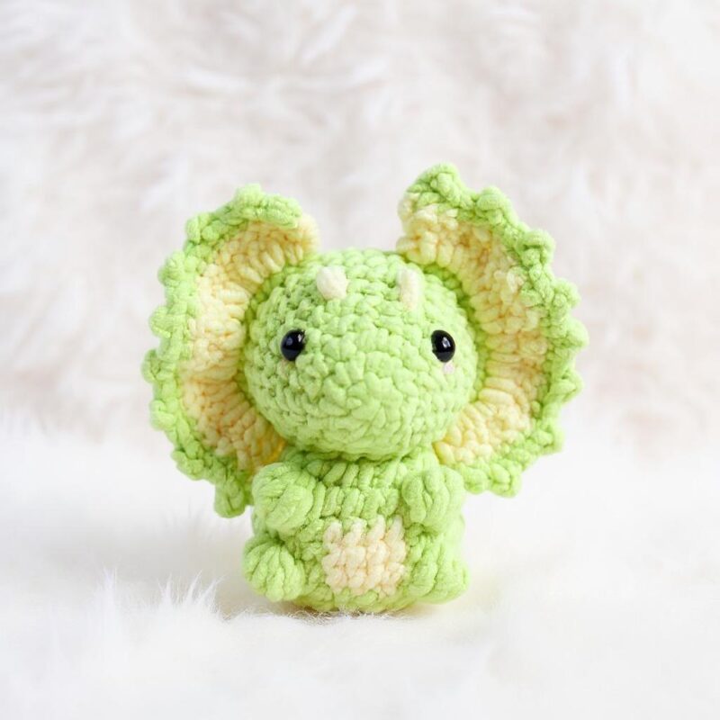 Dilophosaurus Dinosaur Amigurumi Crochet Pattern - Adorable DIY Stuffed Animal - Instant Download PDF - Image 4