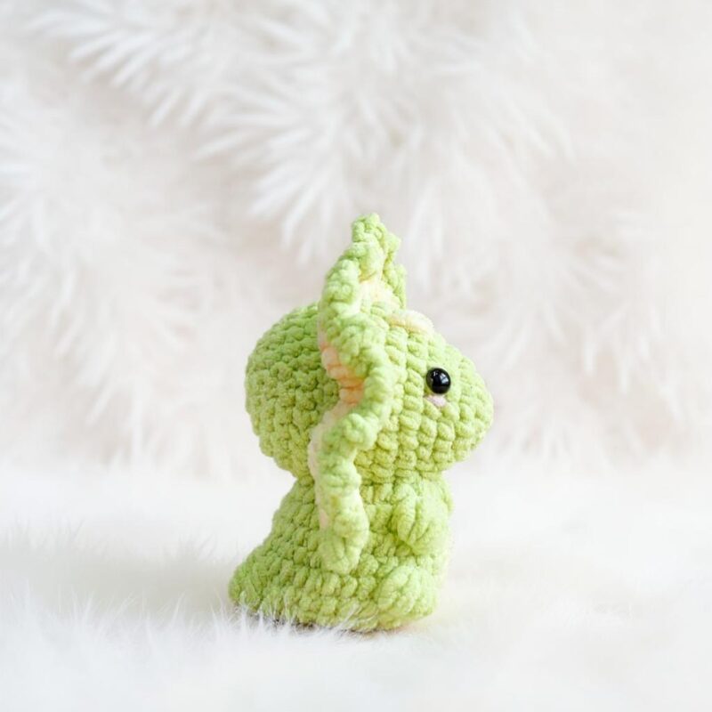 Dilophosaurus Dinosaur Amigurumi Crochet Pattern - Adorable DIY Stuffed Animal - Instant Download PDF - Image 5