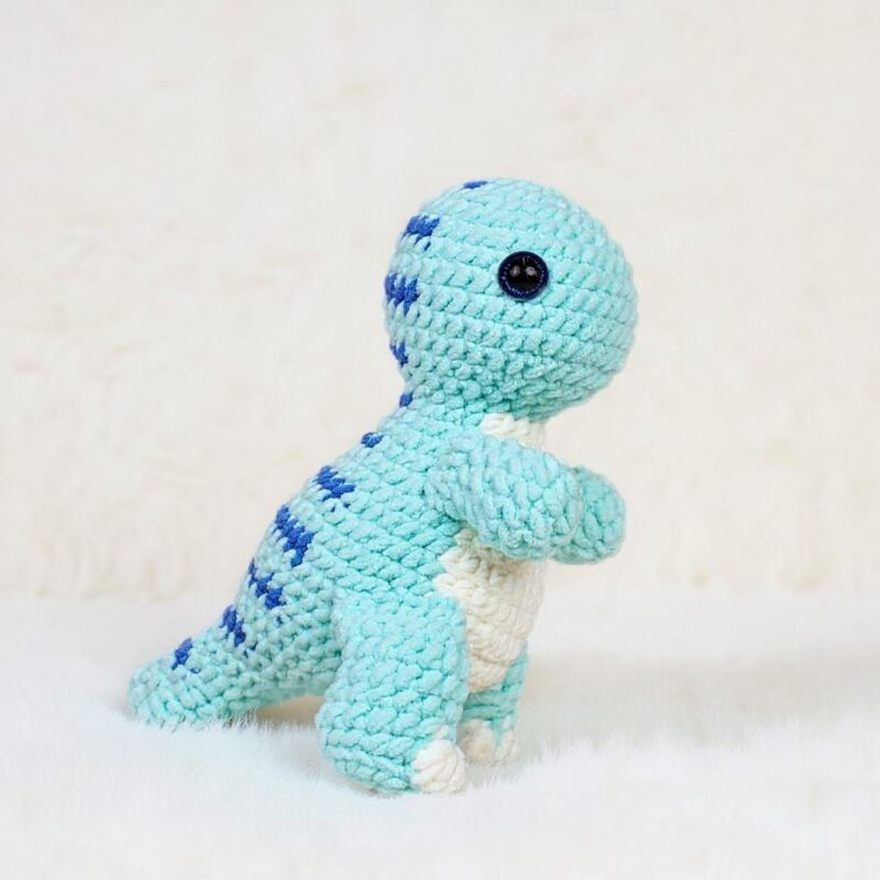 Dinosaur Amigurumi Crochet Pattern - Jumbo - DIY Stuffed Animal Toy - Instant Download PDF - Image 2