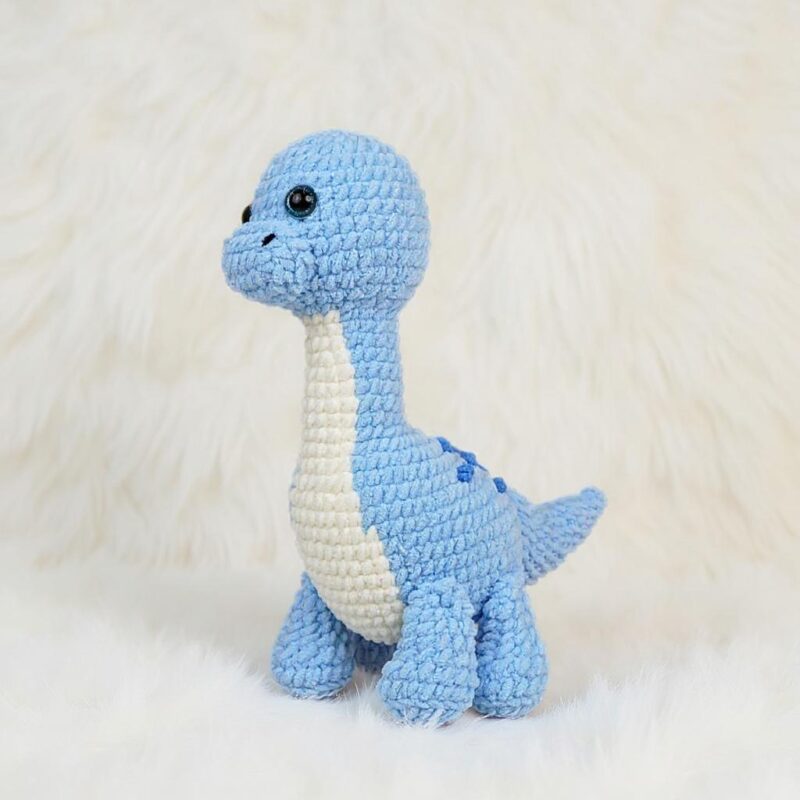Dinosaur Amigurumi Crochet Pattern - Jumbo - DIY Stuffed Animal Toy - Instant Download PDF - Image 3