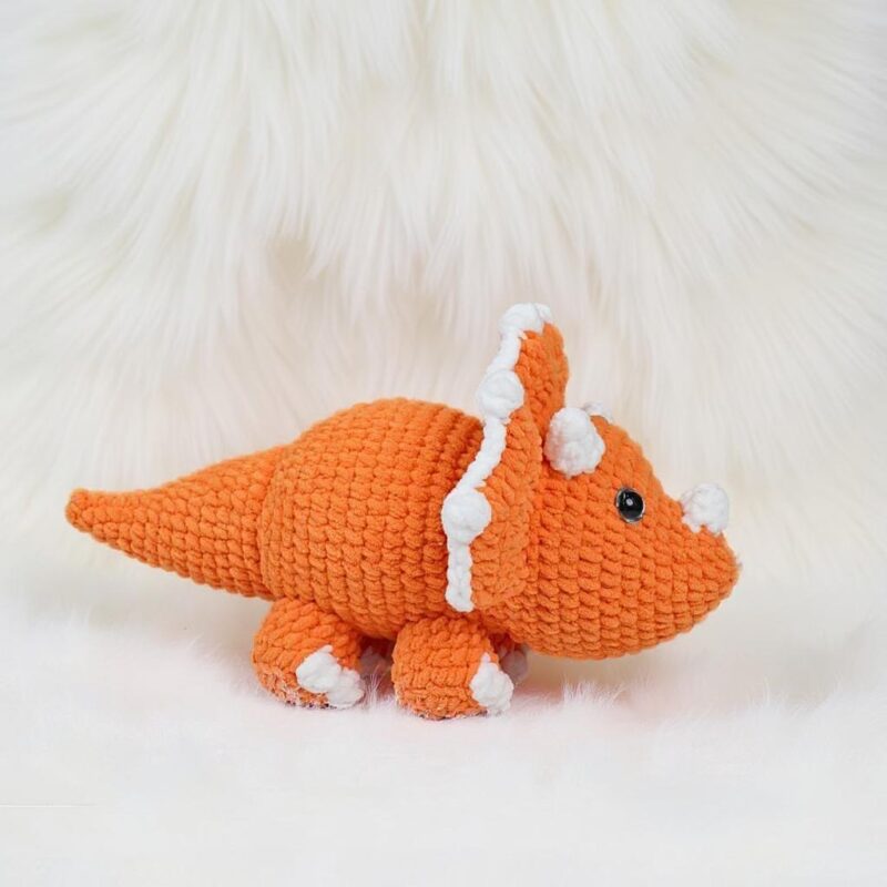 Dinosaur Amigurumi Crochet Pattern - Jumbo - DIY Stuffed Animal Toy - Instant Download PDF - Image 5