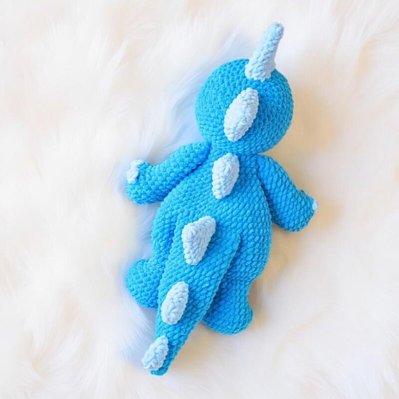 Dinosaur Comforter Amigurumi Crochet Pattern - Adorable DIY Stuffed Animal Toy - Instant Download PDF - Image 5