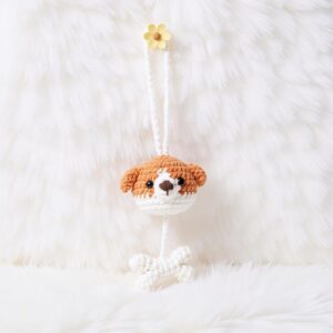 Dog Bookmark Amigurumi Crochet Pattern - Adorable DIY Handmade Gift - Instant Download PDF