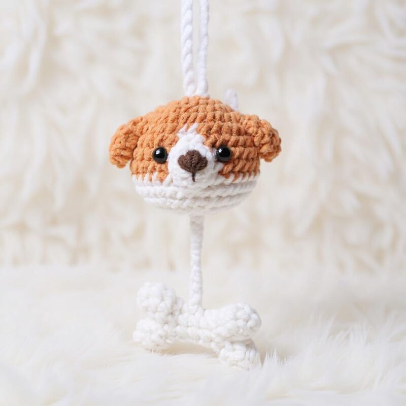 Dog Bookmark Amigurumi Crochet Pattern - Adorable DIY Handmade Gift - Instant Download PDF - Image 6