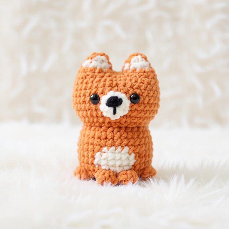 Dog Amigurumi Crochet Pattern - Adorable Low-Sew - DIY Stuffed Animal Toy - Instant Download PDF