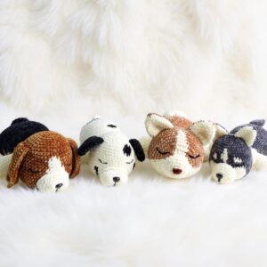 Dogs Amigurumi Crochet Patterns Bundle - Adorable DIY Stuffed Animal Toys - Instant Download PDF