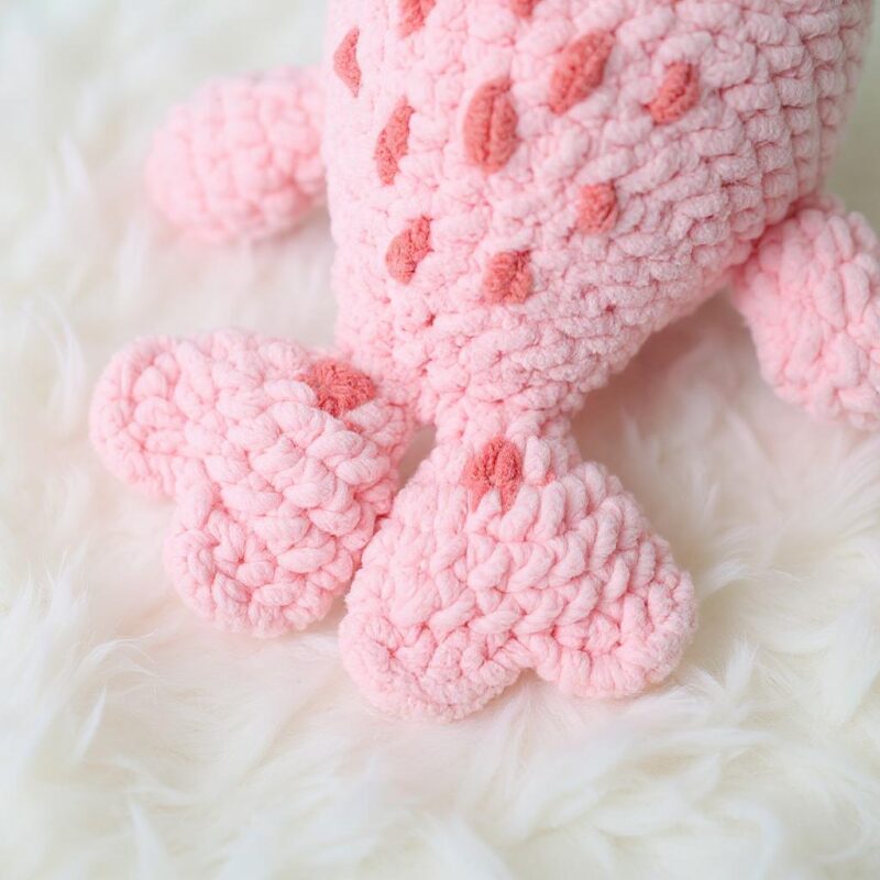 Cherry Blossom Dolphin Amigurumi Crochet Pattern - Whimsical DIY Stuffed Animal Toy - Instant Download PDF - Image 6