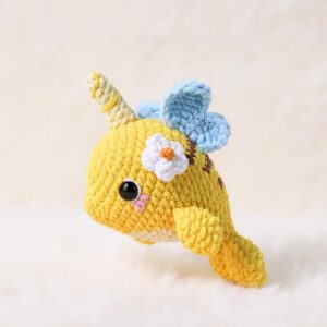 Dolphin Bee Amigurumi Crochet Pattern - Adorable DIY Stuffed Animal Toy - Instant Download PDF