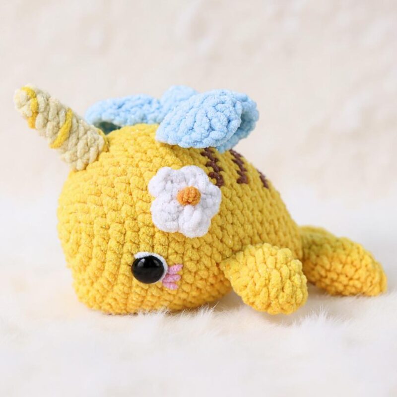 Dolphin Bee Amigurumi Crochet Pattern - Adorable DIY Stuffed Animal Toy - Instant Download PDF - Image 3