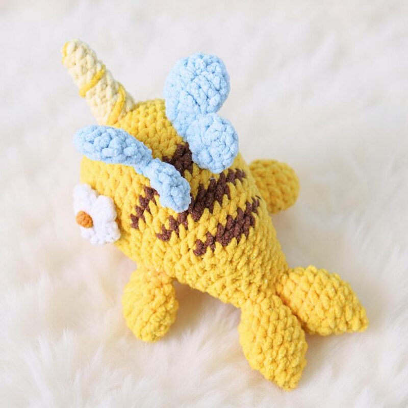 Dolphin Bee Amigurumi Crochet Pattern - Adorable DIY Stuffed Animal Toy - Instant Download PDF - Image 5