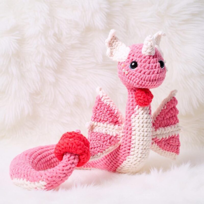 Dragon Snake Amigurumi Crochet Pattern - Mythical DIY Stuffed Animal Toy - Instant Download PDF - Image 2