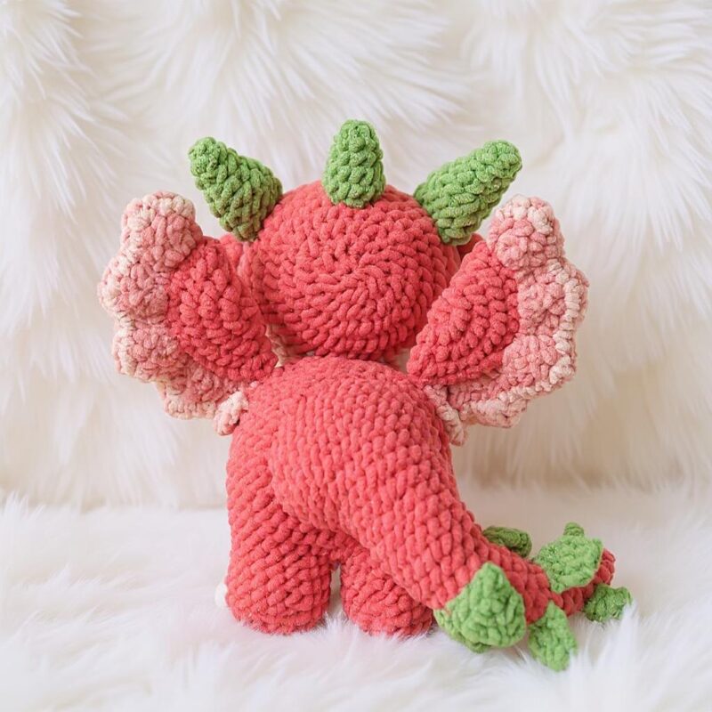 Dragonfruit Dragon Amigurumi Crochet Pattern - Whimsical DIY Stuffed Animal Toy - Instant Download PDF - Image 5