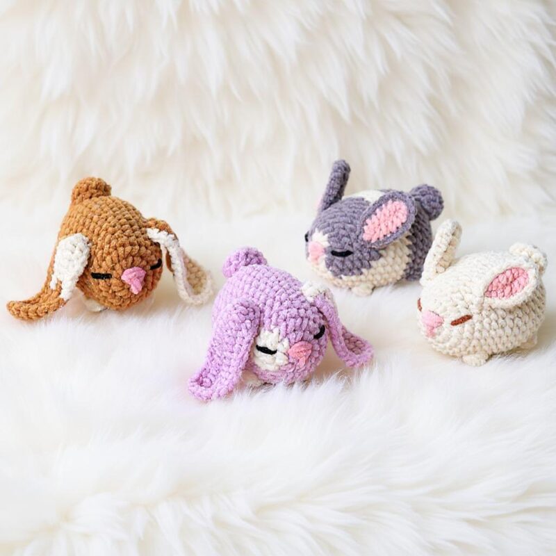 Bunny Amigurumi Crochet Pattern Bundle - Dreamy DIY Stuffed Animal Toys - Instant Download PDF