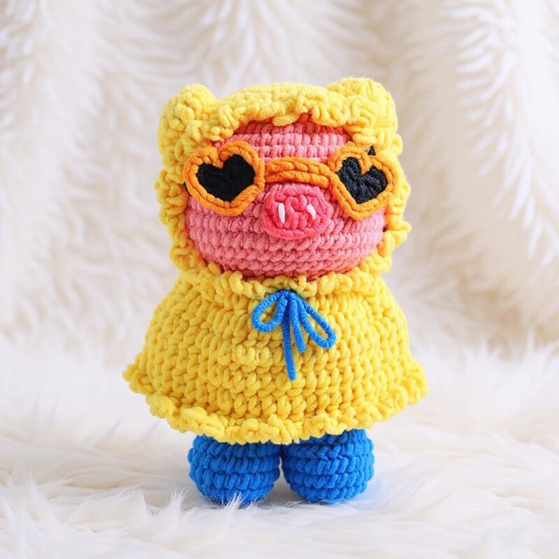 Piggy Amigurumi Crochet Pattern - Adorable - DIY Stuffed Animal Toy - Instant Download PDF - Image 4
