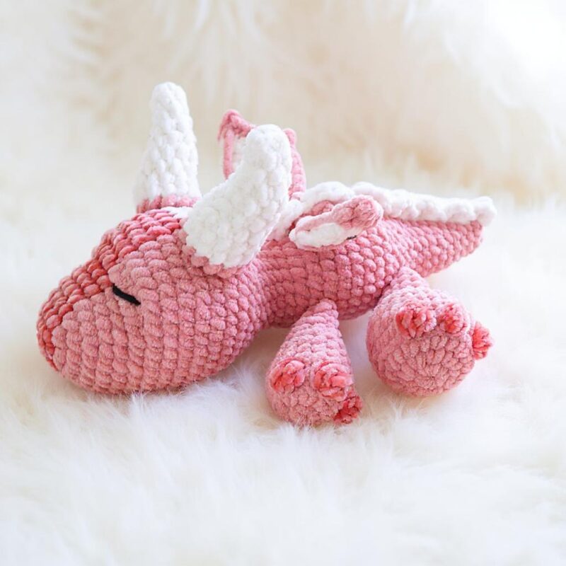Dreamy the Dragon Amigurumi Crochet Pattern - Whimsical DIY Stuffed Animal Toy - Instant Download PDF - Image 3