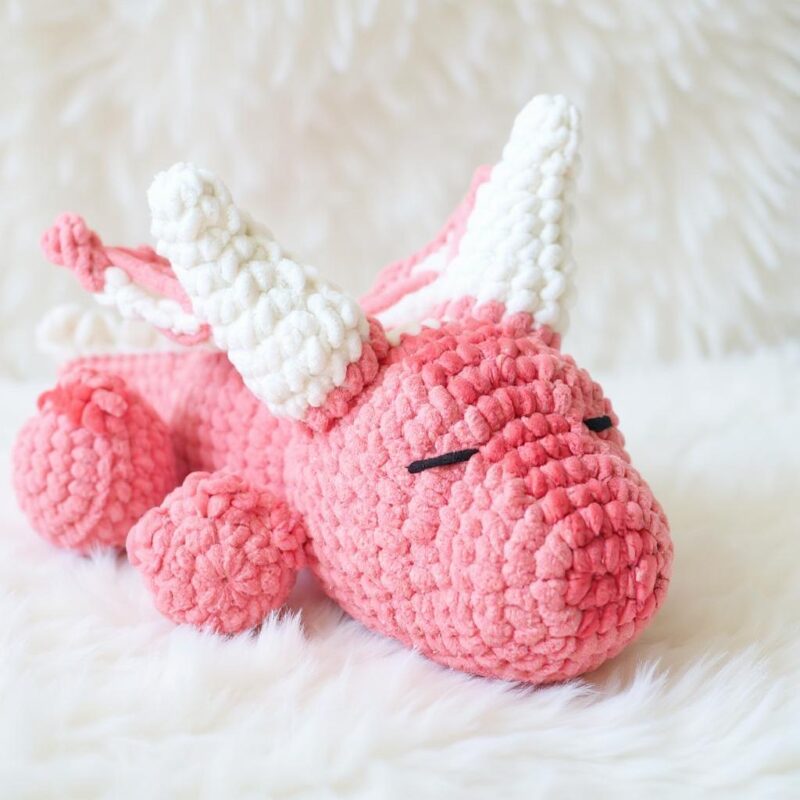 Dreamy the Dragon Amigurumi Crochet Pattern - Whimsical DIY Stuffed Animal Toy - Instant Download PDF - Image 4
