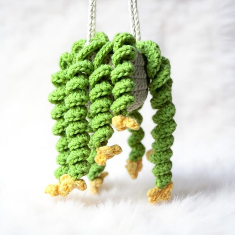 Hanging Flower Basket Amigurumi Crochet Pattern - Charming DIY Plant Decor - Instant Download PDF - Image 8