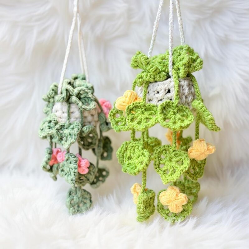 Drooping Monstera Plant Amigurumi Crochet Pattern - Unique DIY Potted Plant Decor - Instant Download PDF - Image 5
