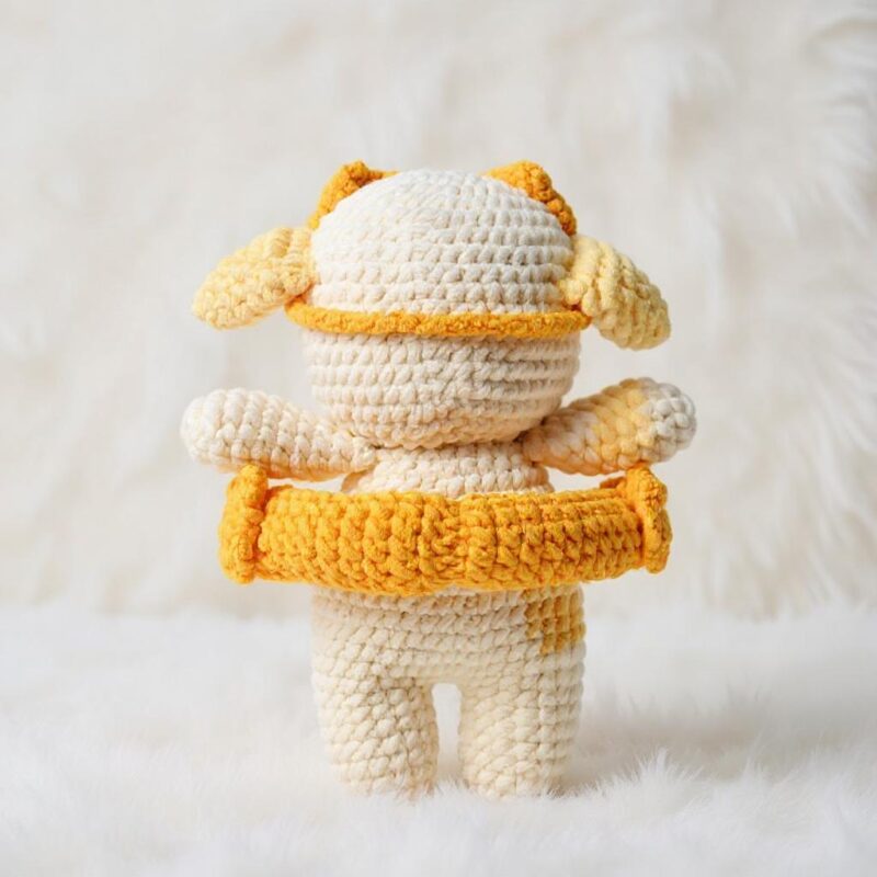 Dog in Duck Float Amigurumi Crochet Pattern - Adorable DIY Stuffed Animal Toy - Instant Download PDF - Image 4