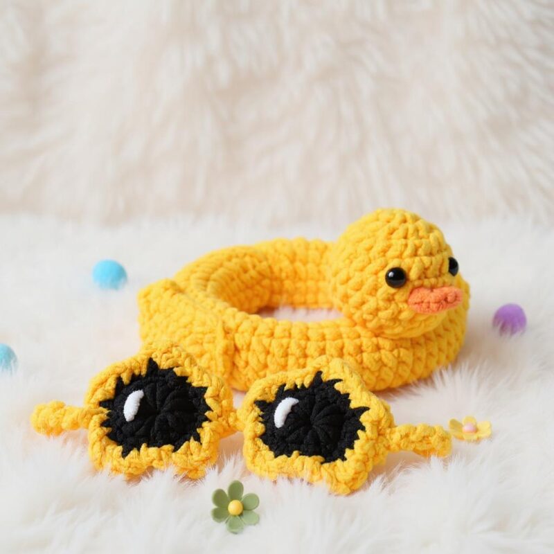 Dog in Duck Float Amigurumi Crochet Pattern - Adorable DIY Stuffed Animal Toy - Instant Download PDF - Image 7