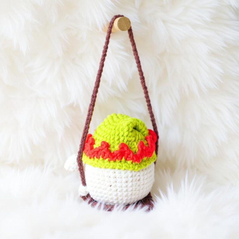 Swinging Elf Amigurumi Crochet Pattern - Charming DIY Car Hanging Charm - Instant Download PDF - Image 3