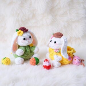 Easter Bunny Amigurumi Crochet Pattern - Adorable DIY Stuffed Animal Toy - Instant Download PDF