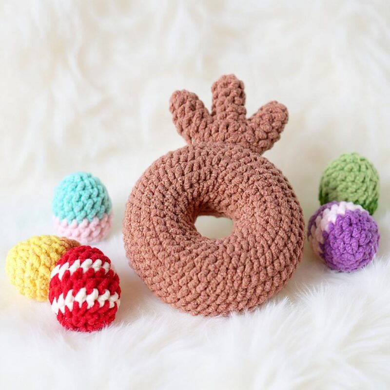 Easter Carrot Donut Amigurumi Crochet Pattern - Adorable DIY Stuffed Toy - Instant Download PDF - Image 5