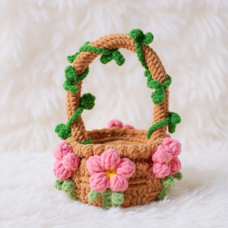 Easter Egg Basket Crochet Pattern - Adorable DIY Handmade Decor - Instant Download PDF - Image 4