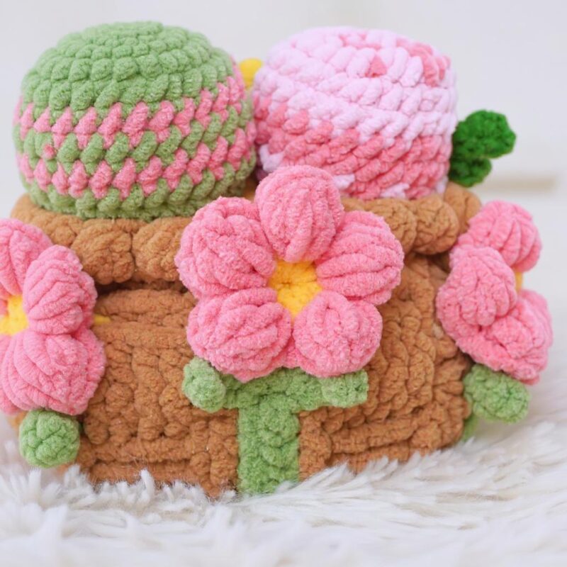 Easter Egg Basket Crochet Pattern - Adorable DIY Handmade Decor - Instant Download PDF - Image 5