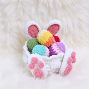 Easter Egg Bunny Amigurumi Crochet Pattern - Adorable DIY Stuffed Animal Toy - Instant Download PDF