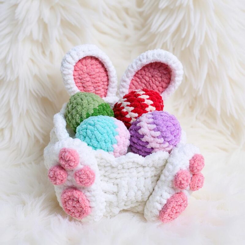 Easter Egg Bunny Amigurumi Crochet Pattern - Adorable DIY Stuffed Animal Toy - Instant Download PDF - Image 3