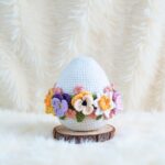 Flower Easter Eggs Amigurumi Crochet Pattern - Charming DIY Holiday Decor - Instant Download PDF