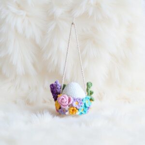 Easter Egg Flowers Amigurumi Crochet Pattern - Charming DIY Easter Decor - Instant Download PDF