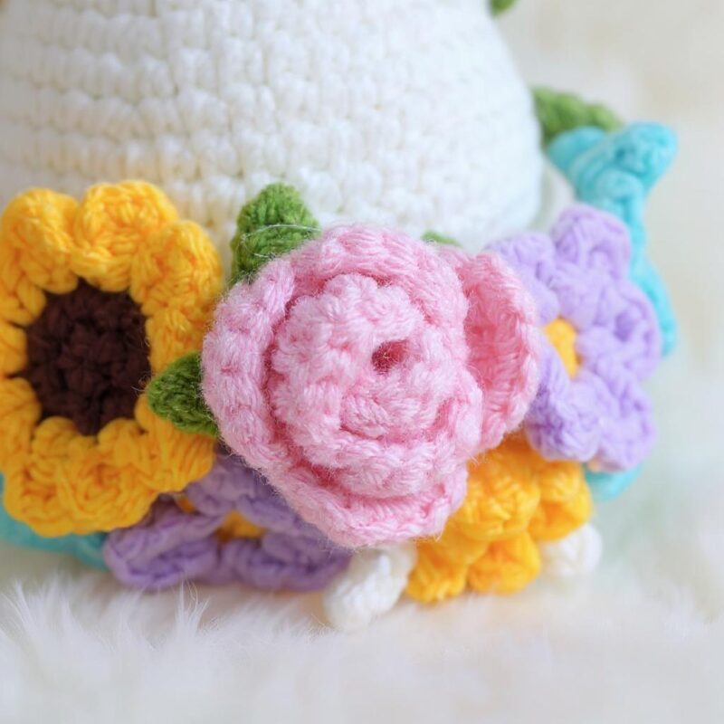 Easter Egg Flowers Amigurumi Crochet Pattern - Charming DIY Easter Decor - Instant Download PDF - Image 4