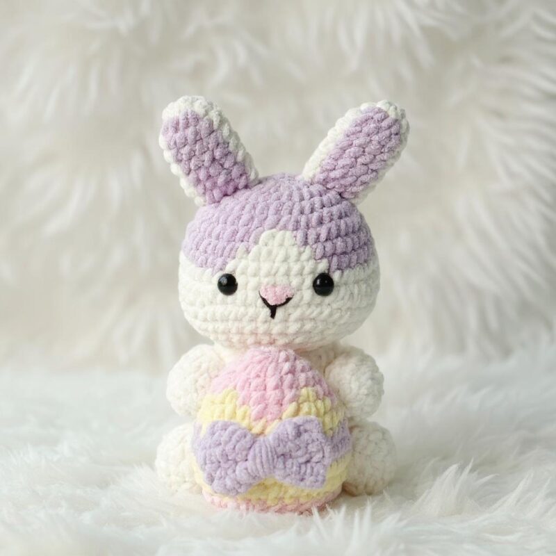 Easter Bunny & Carrot Eggs Amigurumi Crochet Pattern - Adorable - DIY Easter Toys & Decor - Instant Download PDF - Image 4