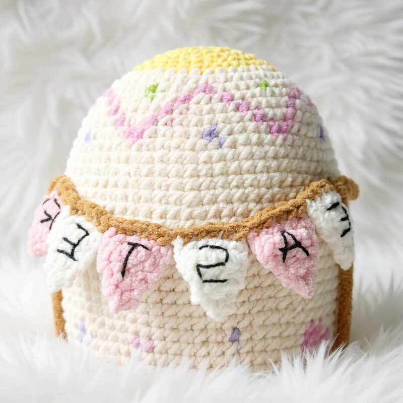 Easter Hot Air Balloon Amigurumi Crochet Pattern - Whimsical DIY Easter Decor - Instant Download PDF - Image 3