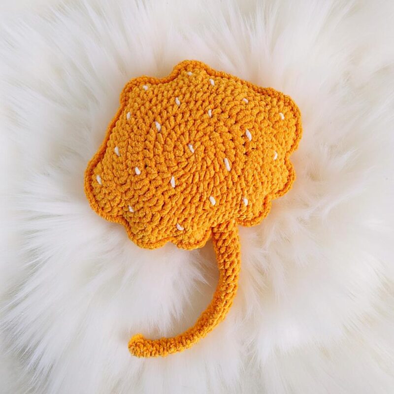 Egg Ray Amigurumi Crochet Pattern - Adorable DIY Stuffed Animal Toy - Instant Download PDF - Image 5
