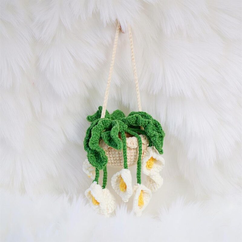 Flower Basket Amigurumi Crochet Pattern - Elegant DIY Home Decor - Instant Download PDF - Image 2
