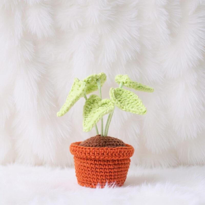 Houseplant Collection Amigurumi Crochet Pattern - Elegant DIY Home Decor - Instant Download PDF - Image 3