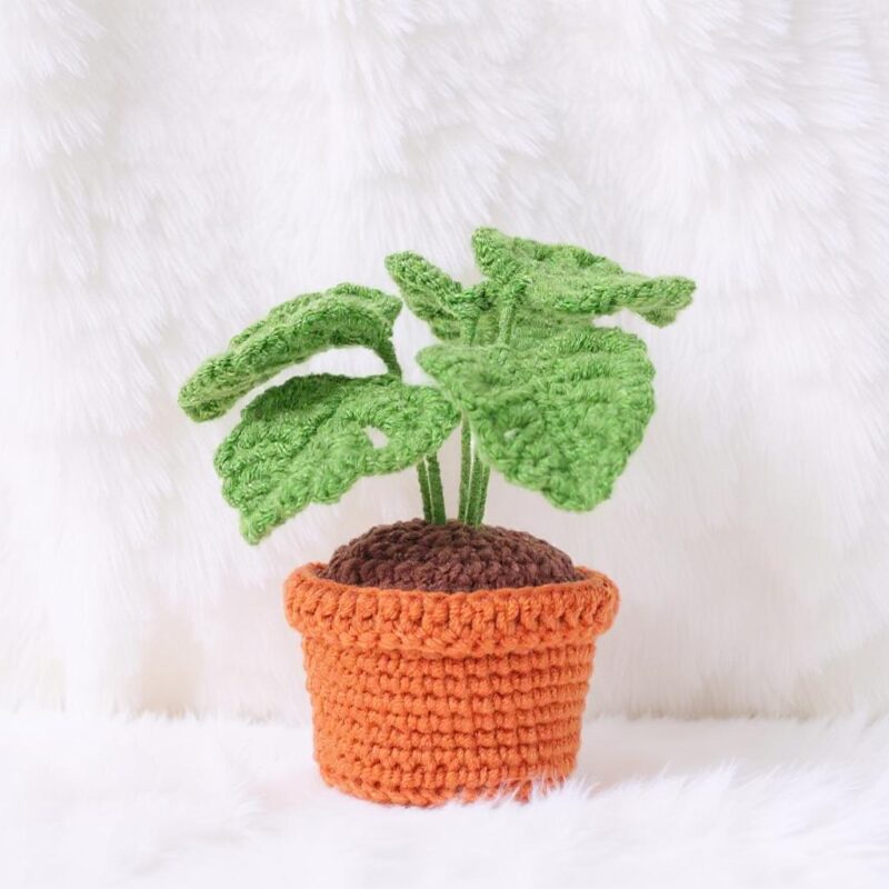 Houseplant Collection Amigurumi Crochet Pattern - Elegant DIY Home Decor - Instant Download PDF - Image 4