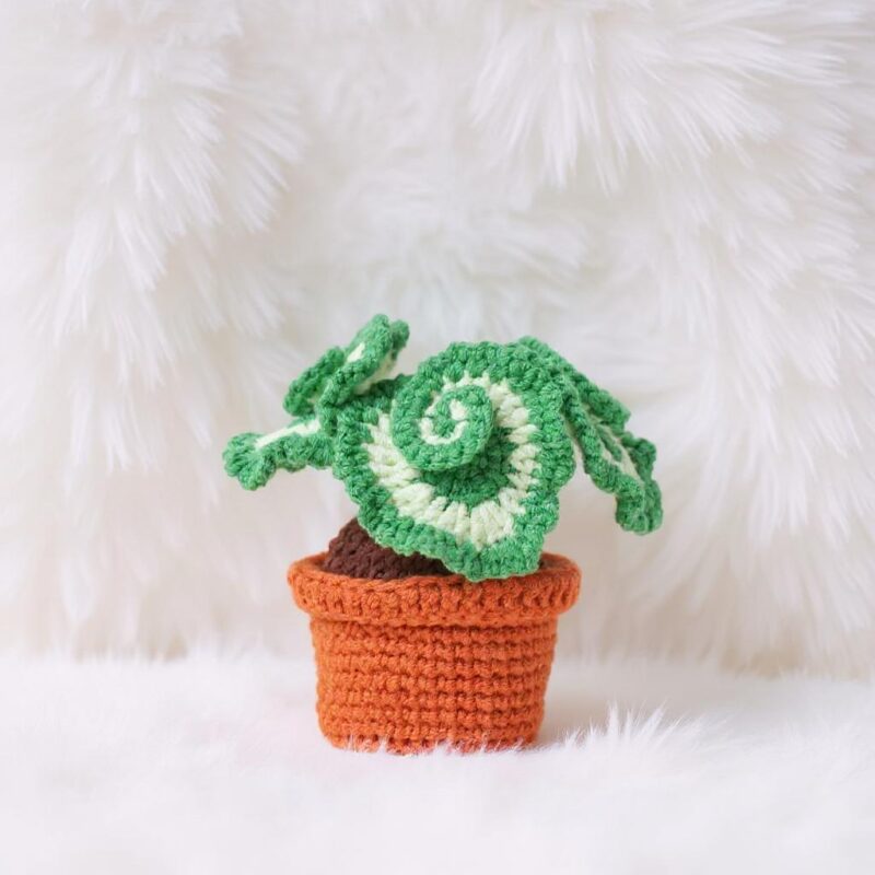 Houseplant Collection Amigurumi Crochet Pattern - Elegant DIY Home Decor - Instant Download PDF - Image 6