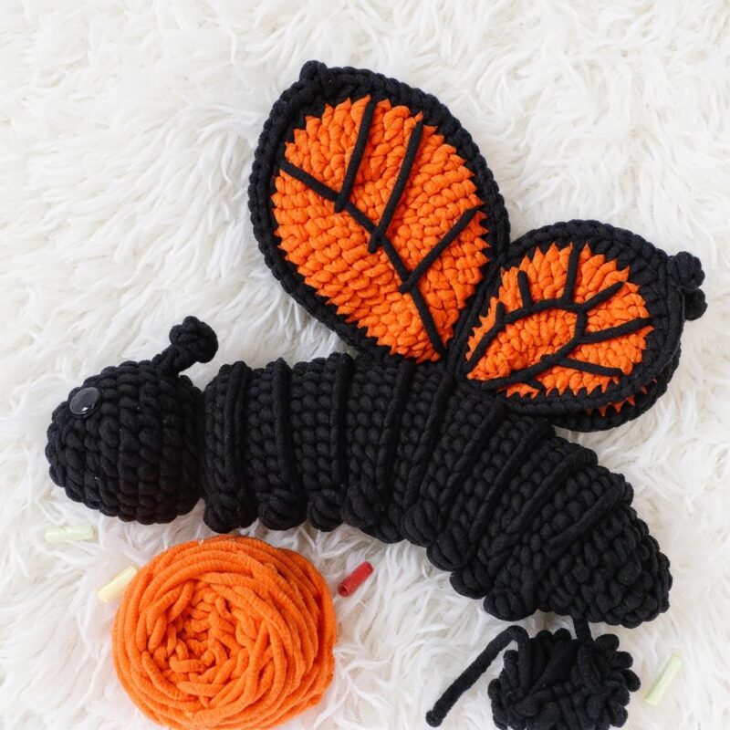Emerging Butterfly Amigurumi Crochet Pattern - Whimsical DIY Stuffed Animal Toy - Instant Download PDF - Image 5