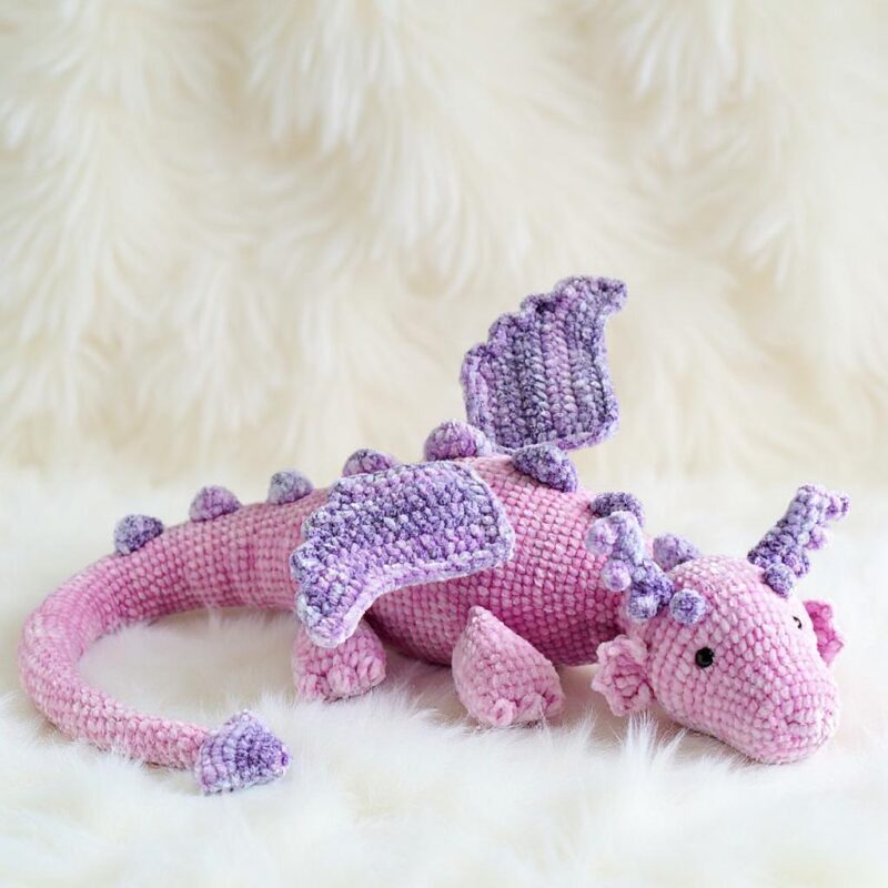 Fairy Dragon Amigurumi Crochet Pattern Bundle - Magical DIY Stuffed Animal Toys - Instant Download PDF - Image 2