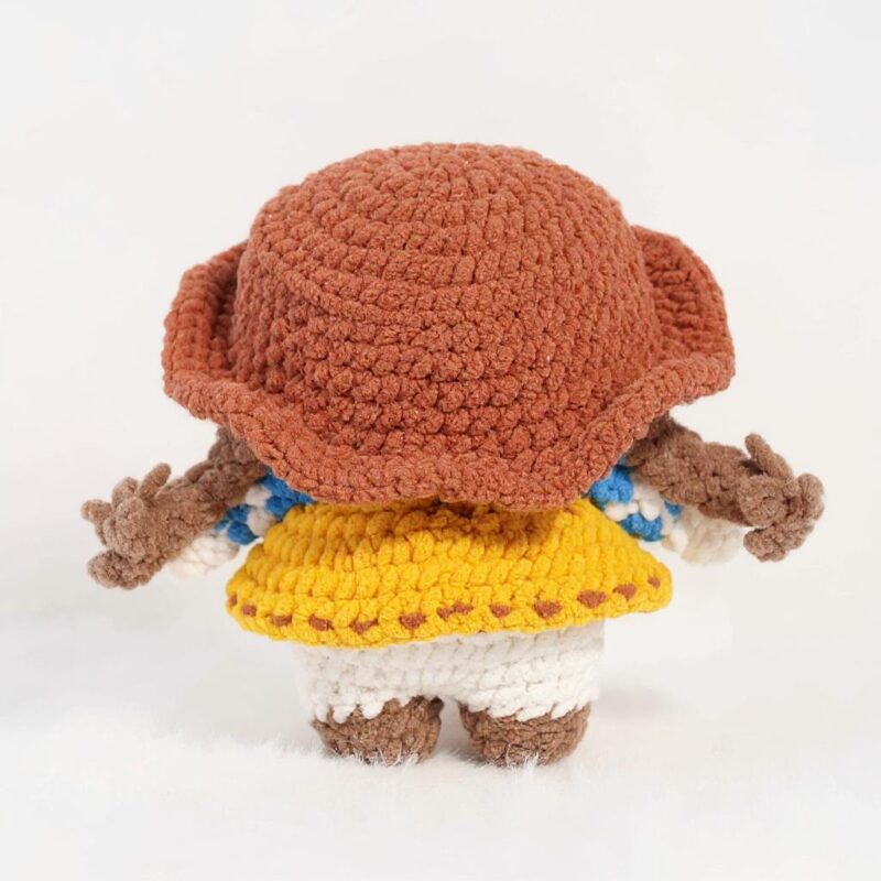 Farm Girl Doll Amigurumi Crochet Pattern - Charming DIY Stuffed Doll Toy - Instant Download PDF - Image 3