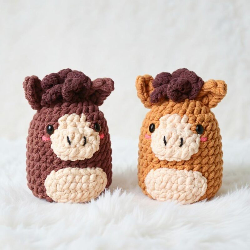 Marshmallow Farm Animals Amigurumi Crochet Pattern - Adorable DIY Stuffed Animal Toys - Instant Download PDF - Image 4