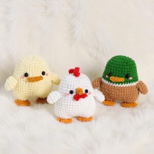 Feathery Friends Birds Amigurumi Crochet Pattern Bundle - Adorable DIY Stuffed Animal Toys - Instant Download PDF