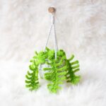 Fern Plant Basket Amigurumi Crochet Pattern - Charming DIY Plant Decor - Instant Download PDF
