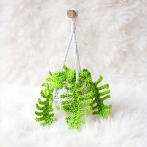 Fern Plant Basket Amigurumi Crochet Pattern - Charming DIY Plant Decor - Instant Download PDF
